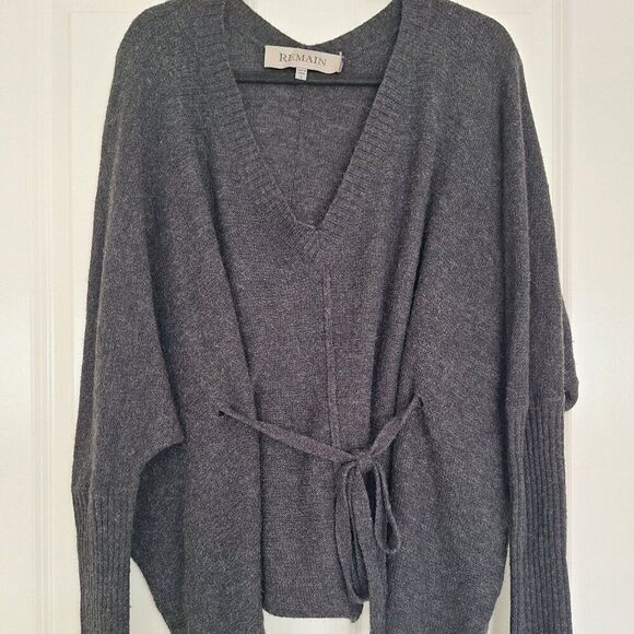 Remain gray sweater poncho size S - Picture 1 of 6